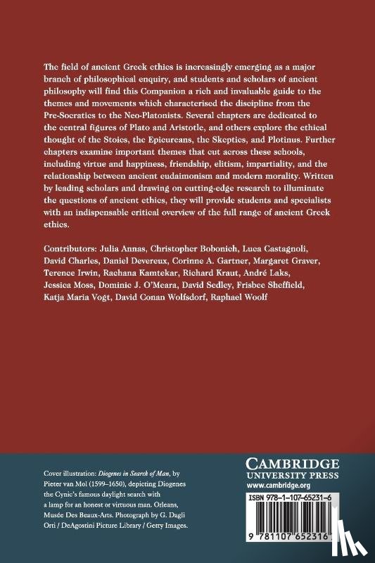  - The Cambridge Companion to Ancient Ethics