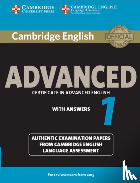 Various - Cambridge English Advanced 1 for Revised Exam from 2015 Student's Book with Answers