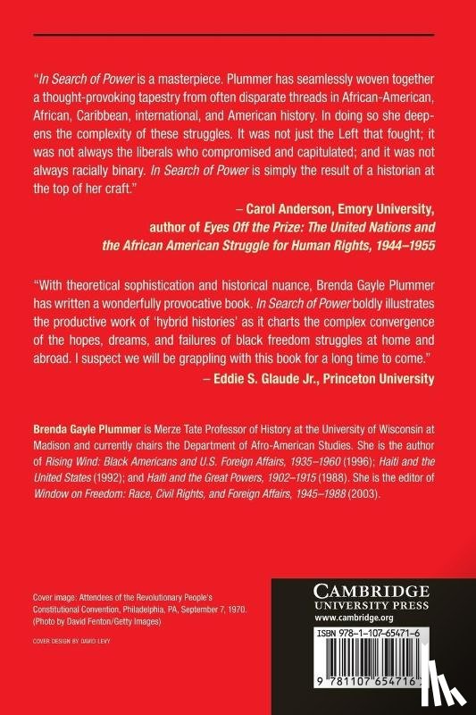 Plummer, Brenda Gayle (University of Wisconsin - In Search of Power