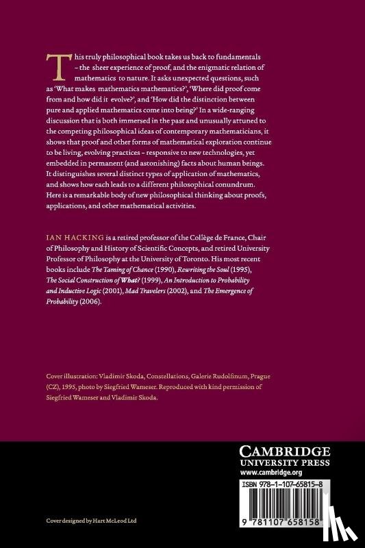 Hacking, Ian (University of Toronto) - Why Is There Philosophy of Mathematics At All?