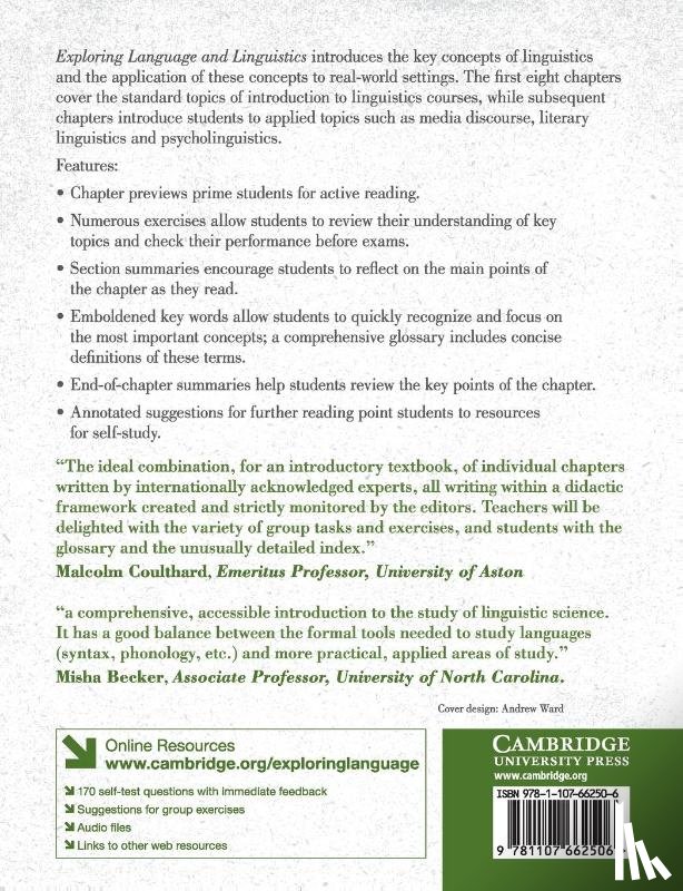  - Exploring Language and Linguistics