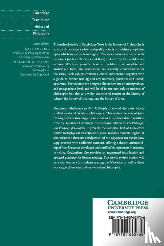 Cottingham, John - Descartes: Meditations on First Philosophy