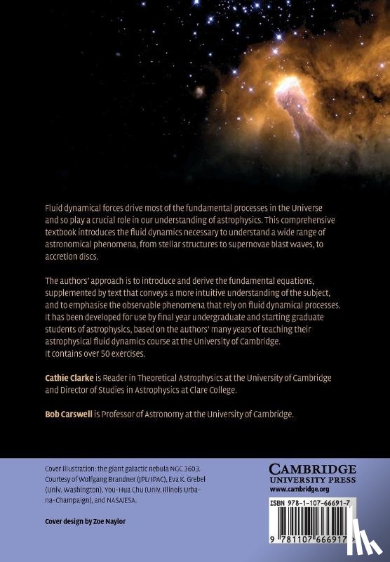 Clarke, Cathie (University of Cambridge), Carswell, Bob (University of Cambridge) - Principles of Astrophysical Fluid Dynamics