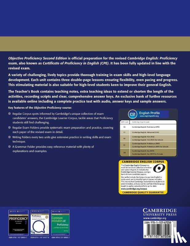 Capel, Annette, Sharp, Wendy - Objective Proficiency Teacher's Book