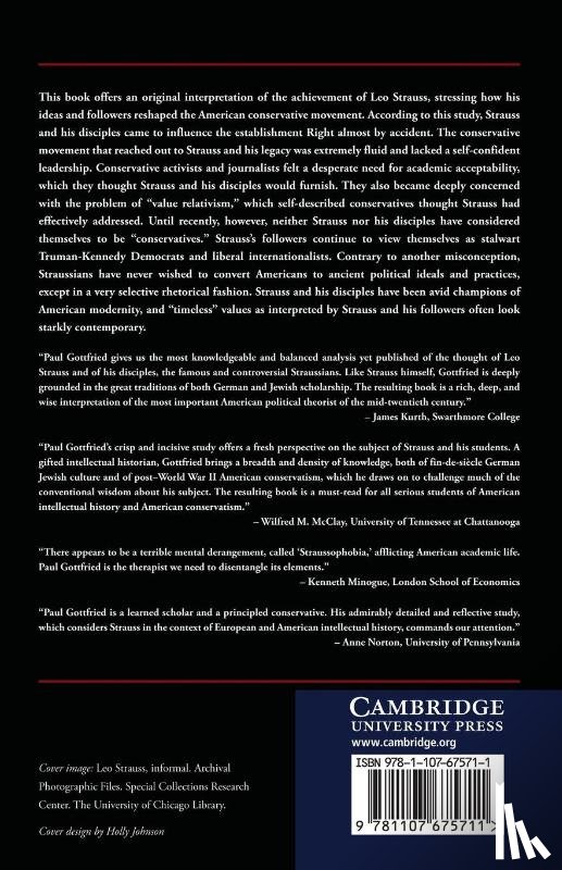 Gottfried, Paul E. - Leo Strauss and the Conservative Movement in America