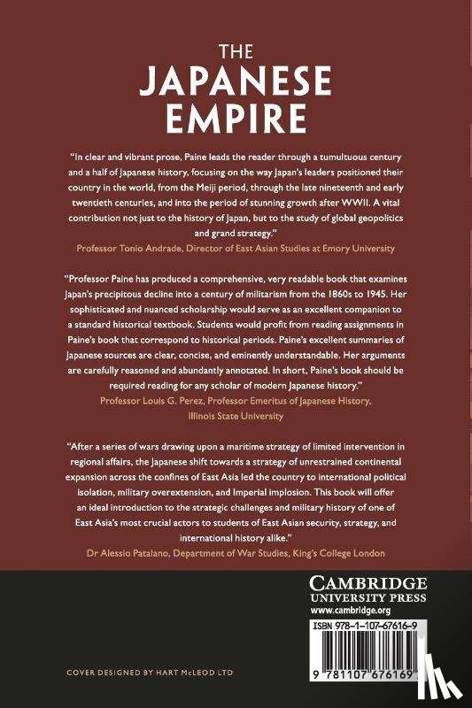 Paine, S. C. M. - The Japanese Empire