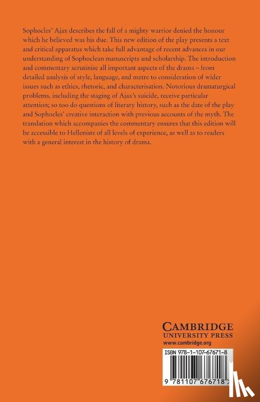Sophocles - Sophocles: Ajax
