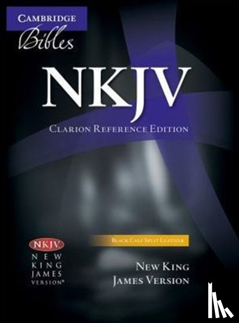 Cambridge University Press - NKJV Clarion Reference Bible, Black Calf Split Leather, NK484:X