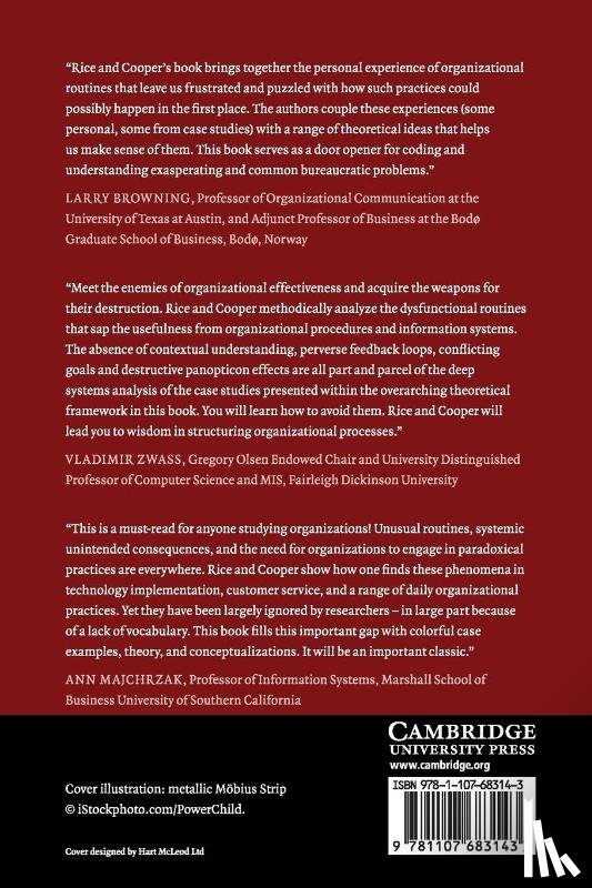 Rice, Ronald E. (University of California, Cooper, Stephen D. - Organizations and Unusual Routines