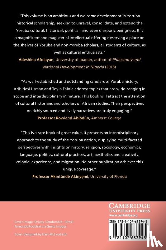 Usman, Aribidesi (Arizona State University), Falola, Toyin (University of Texas - The Yoruba from Prehistory to the Present