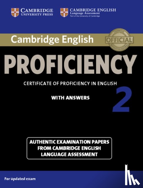 Victorian Association for Environmental Education - Cambridge English Proficiency 2 Student's Book with Answers