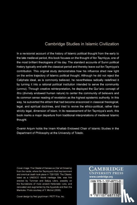 Anjum, Ovamir (University of Toledo - Politics, Law, and Community in Islamic Thought