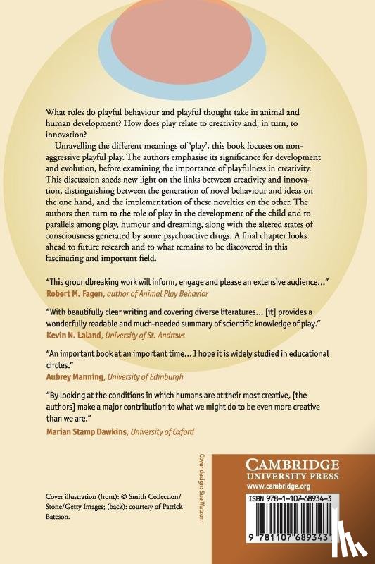 Bateson, Patrick (Professor Sir, Martin, Paul (Wolfson College - Play, Playfulness, Creativity and Innovation