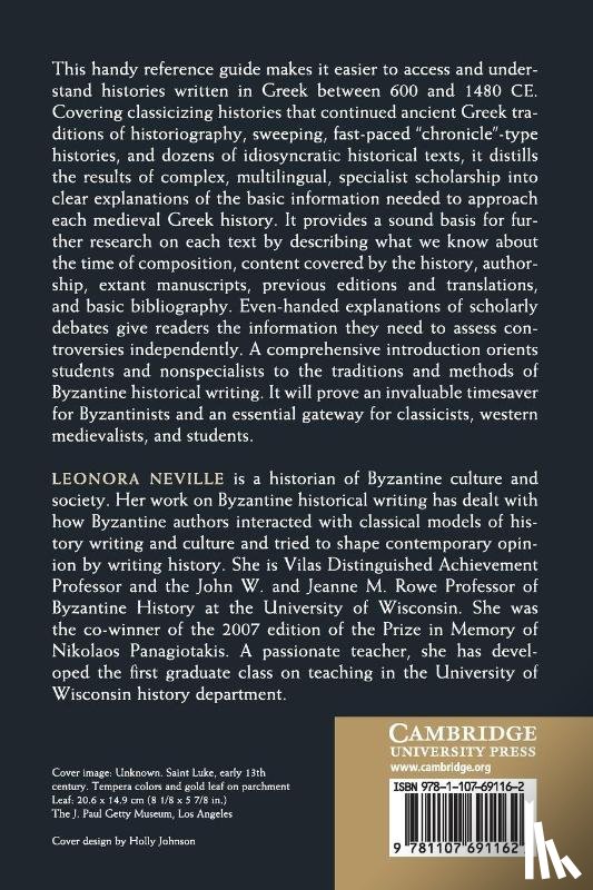 Neville, Leonora (University of Wisconsin - Guide to Byzantine Historical Writing