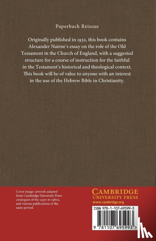 Nairne, Alexander - The Old Testament in the Church