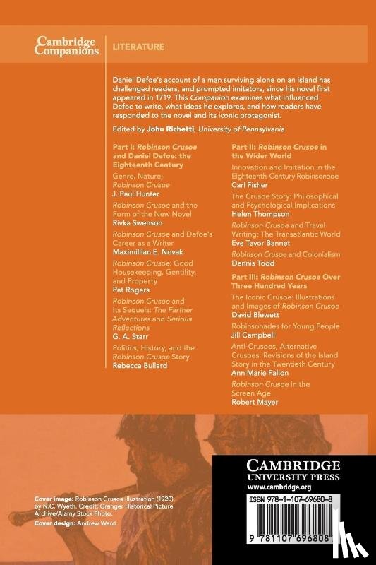  - The Cambridge Companion to ‘Robinson Crusoe'