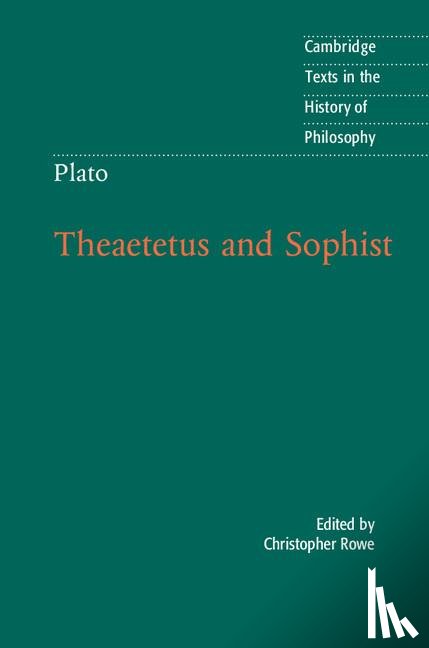 Rowe, Christopher - Plato: Theaetetus and Sophist