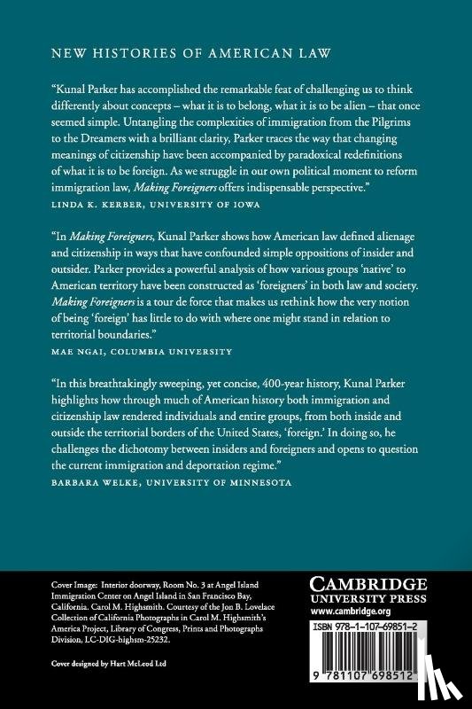 Parker, Kunal M. - Making Foreigners