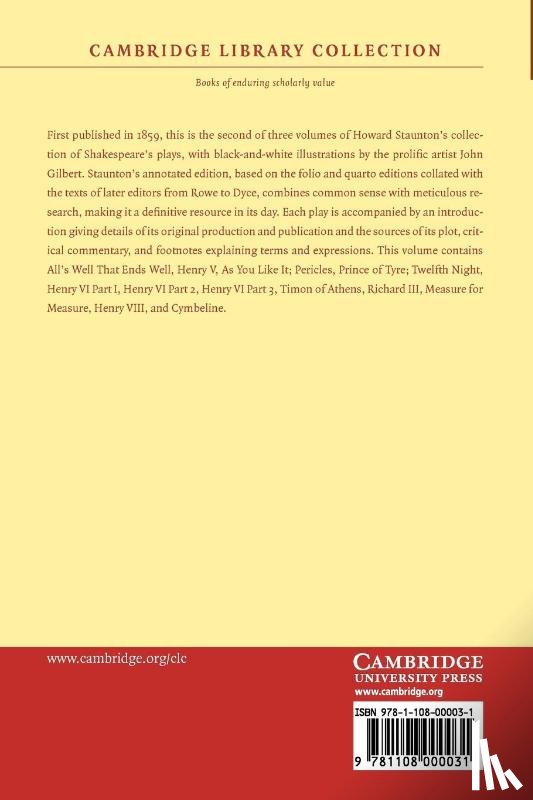 Shakespeare, William - The Staunton Shakespeare