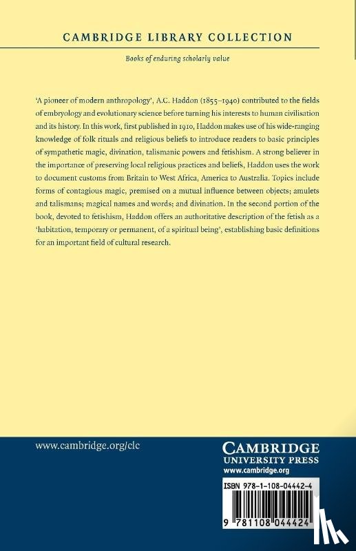 Haddon, Alfred C. - Magic and Fetishism