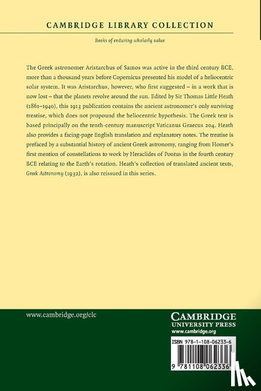 Heath, Thomas - Aristarchus of Samos, the Ancient Copernicus