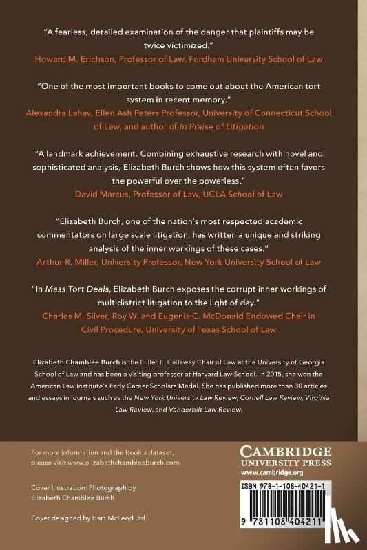 Burch, Elizabeth Chamblee - Mass Tort Deals