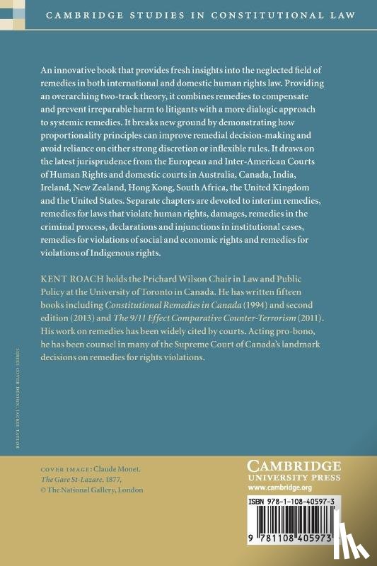 Roach, Kent (University of Toronto) - Remedies for Human Rights Violations