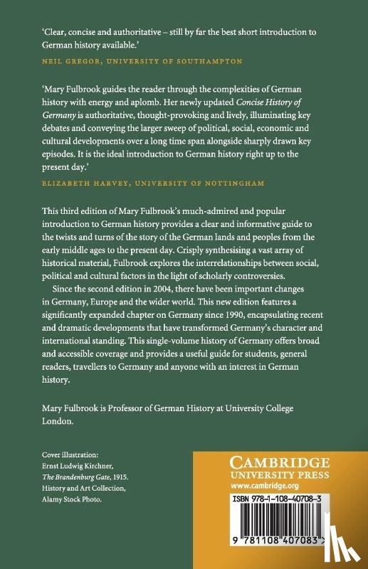 Fulbrook, Mary (University College London) - A Concise History of Germany
