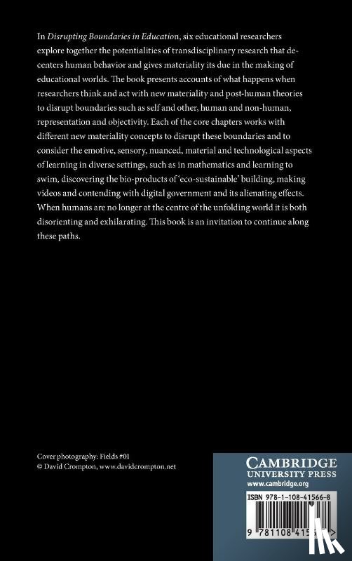 Smythe, Suzanne (Simon Fraser University, Hill, Cher (Simon Fraser University, MacDonald, Margaret (Simon Fraser University, Dagenais, Diane (Simon Fraser University - Disrupting Boundaries in Education and Research