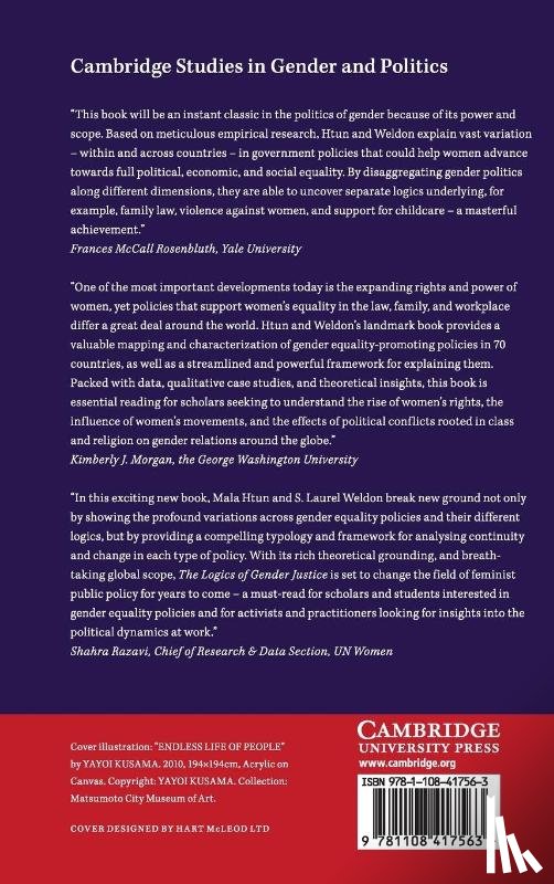 Htun, Mala (University of New Mexico), Weldon, S. Laurel (Purdue University - The Logics of Gender Justice