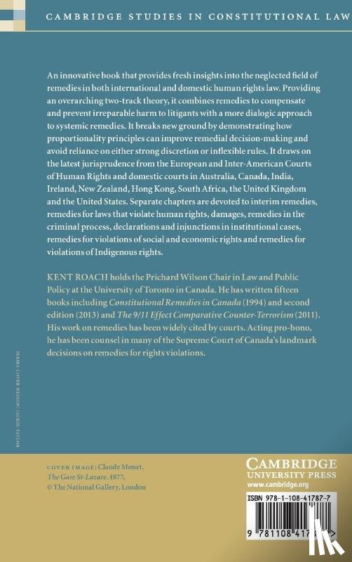 Roach, Kent (University of Toronto) - Remedies for Human Rights Violations