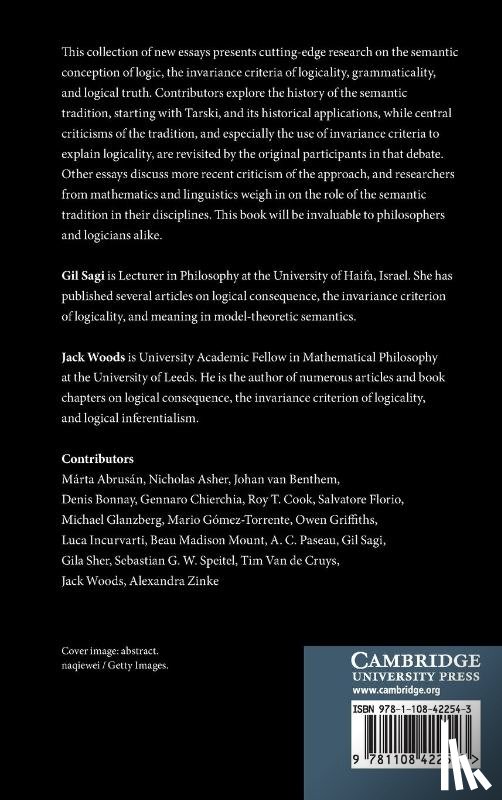  - The Semantic Conception of Logic