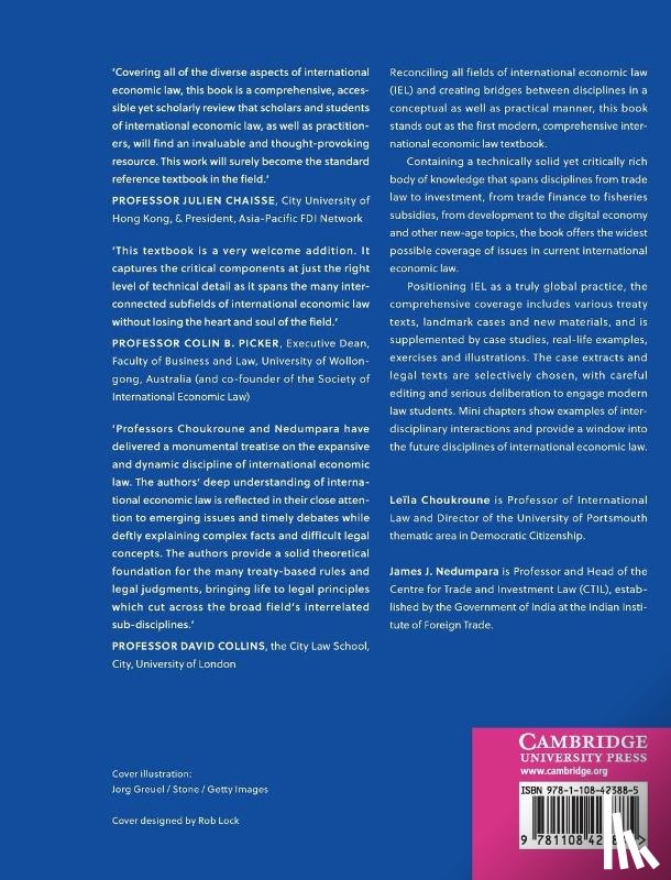 Choukroune, Leila (University of Portsmouth), Nedumpara, James J. - International Economic Law