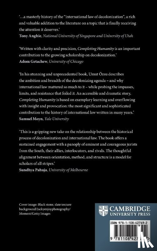 Ozsu, Umut (Carleton University - Completing Humanity