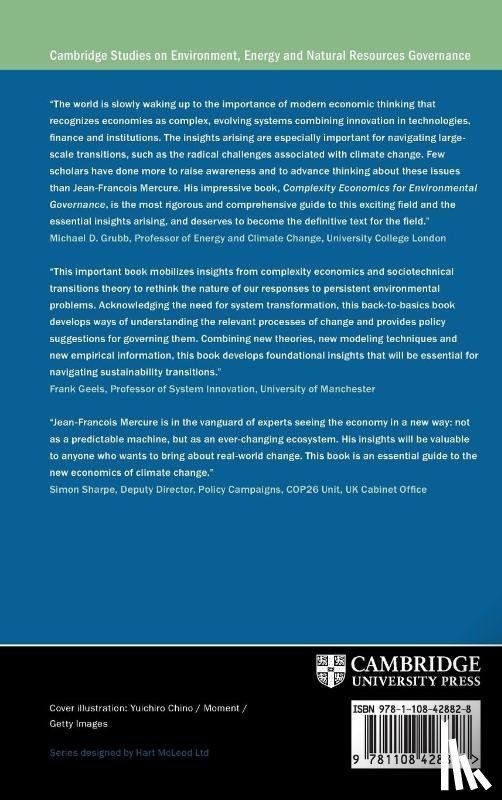 Mercure, Jean-Francois (The World Bank) - Complexity Economics for Environmental Governance