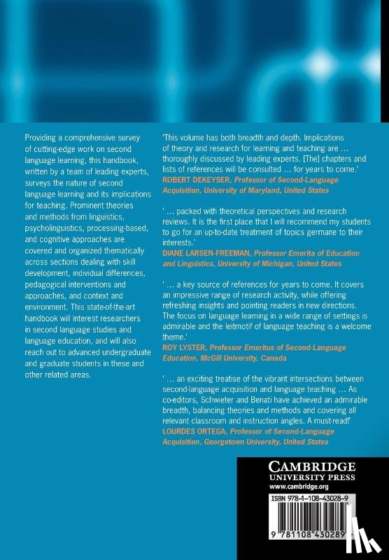  - The Cambridge Handbook of Language Learning