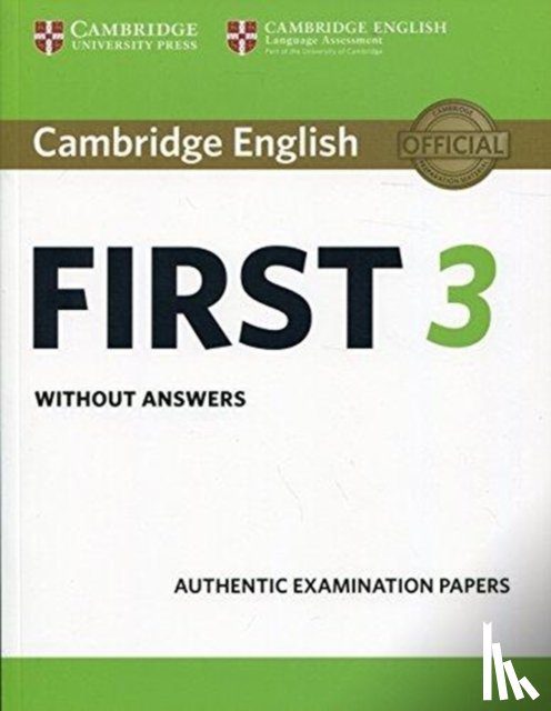  - Cambridge English First 3 Student's Book without Answers