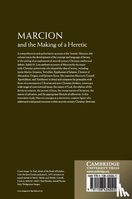Lieu, Judith M. (University of Cambridge) - Marcion and the Making of a Heretic