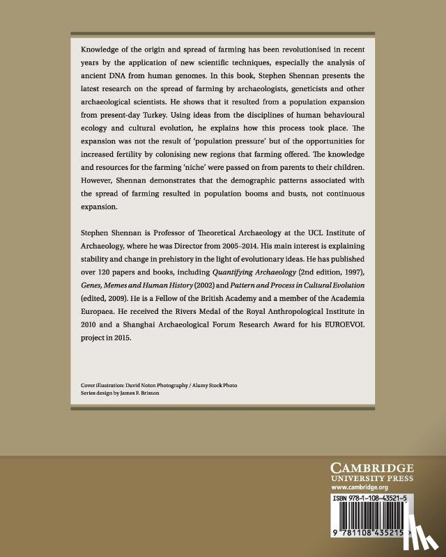 Shennan, Stephen (University College London) - The First Farmers of Europe