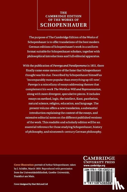 Schopenhauer, Arthur - Schopenhauer: Parerga and Paralipomena: Volume 2