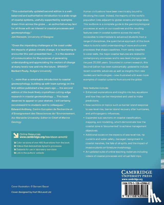 Davidson-Arnott, Robin (University of Guelph, Bauer, Bernard, Houser, Chris (University of Windsor - Introduction to Coastal Processes and Geomorphology