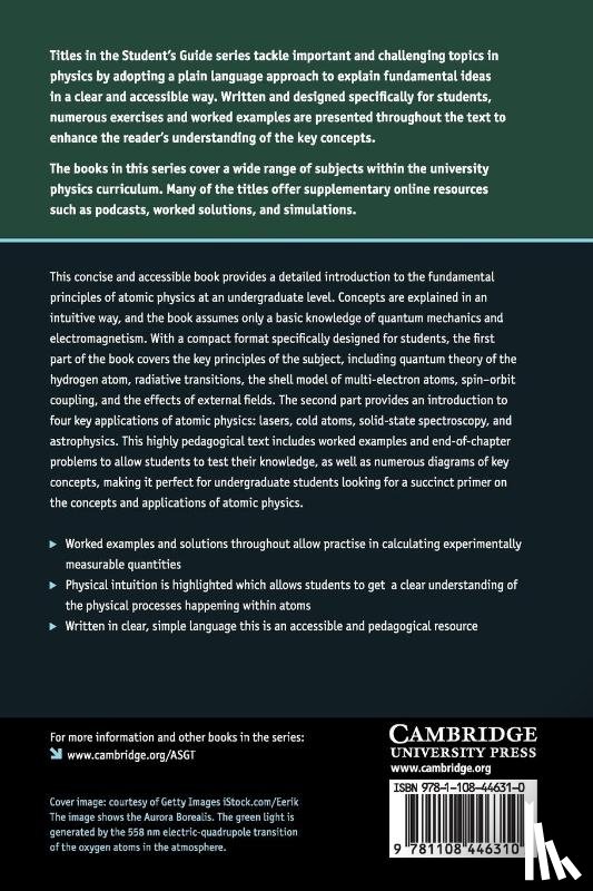 Fox, Mark (University of Sheffield) - A Student's Guide to Atomic Physics