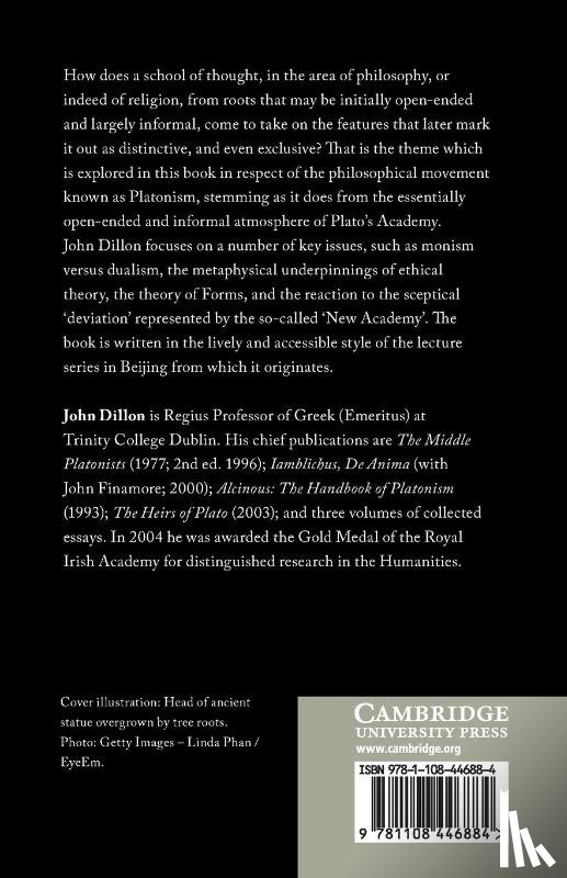 Dillon, John (Trinity College Dublin) - The Roots of Platonism