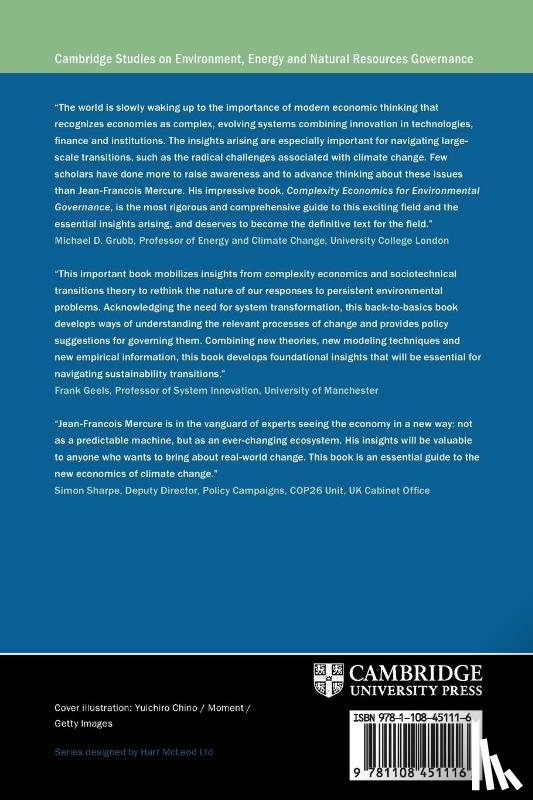 Mercure, Jean-Francois (The World Bank) - Complexity Economics for Environmental Governance