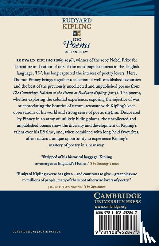 Kipling, Rudyard - 100 Poems