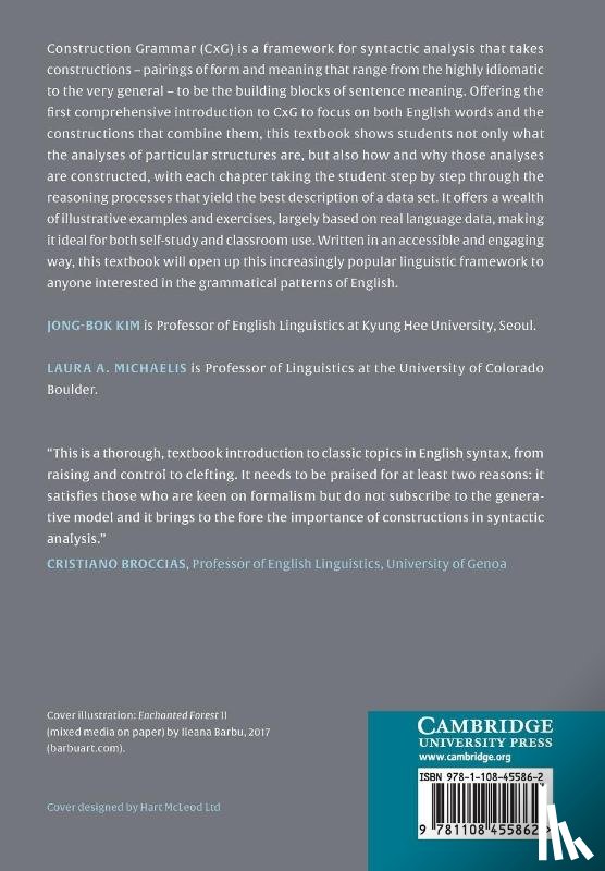 Kim, Jong-Bok (Kyung Hee University, Michaelis, Laura A. (University of Colorado Boulder) - Syntactic Constructions in English