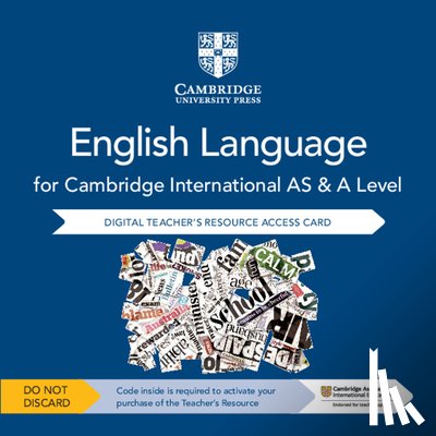 Creamer, Patrick - Cambridge International as and a Level English Language Digital Teacher's Resource Access Card