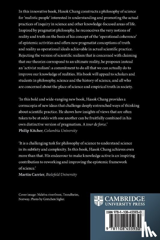 Chang, Hasok (University of Cambridge) - Realism for Realistic People