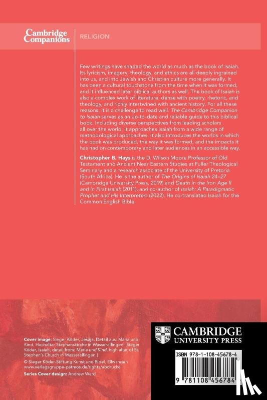  - The Cambridge Companion to the Book of Isaiah