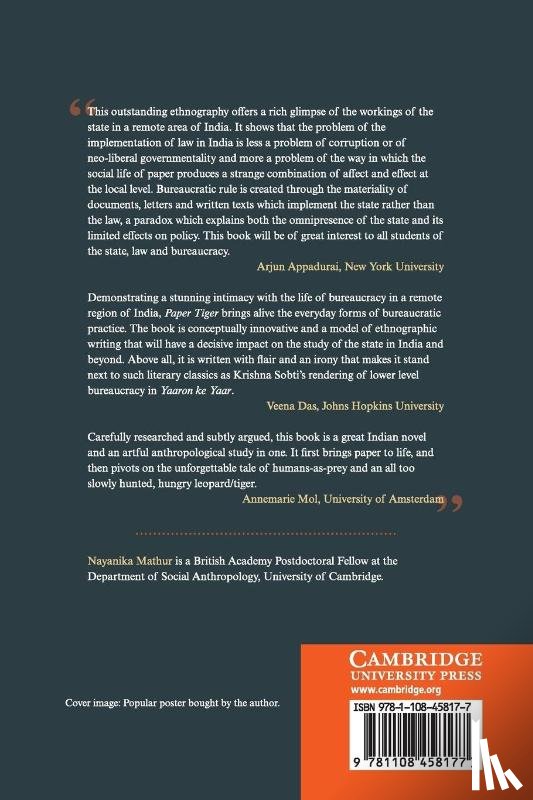 Mathur, Nayanika (University of Cambridge) - Paper Tiger